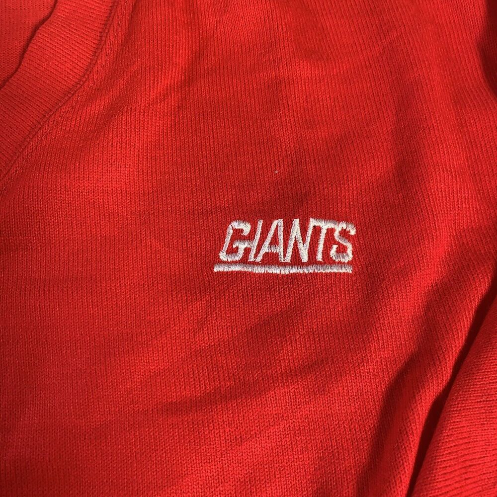 VTG Gerry Cosby USA Sand Knit Football Rare‎ New York Giants Sweater Sz Large - Picture 2 of 6